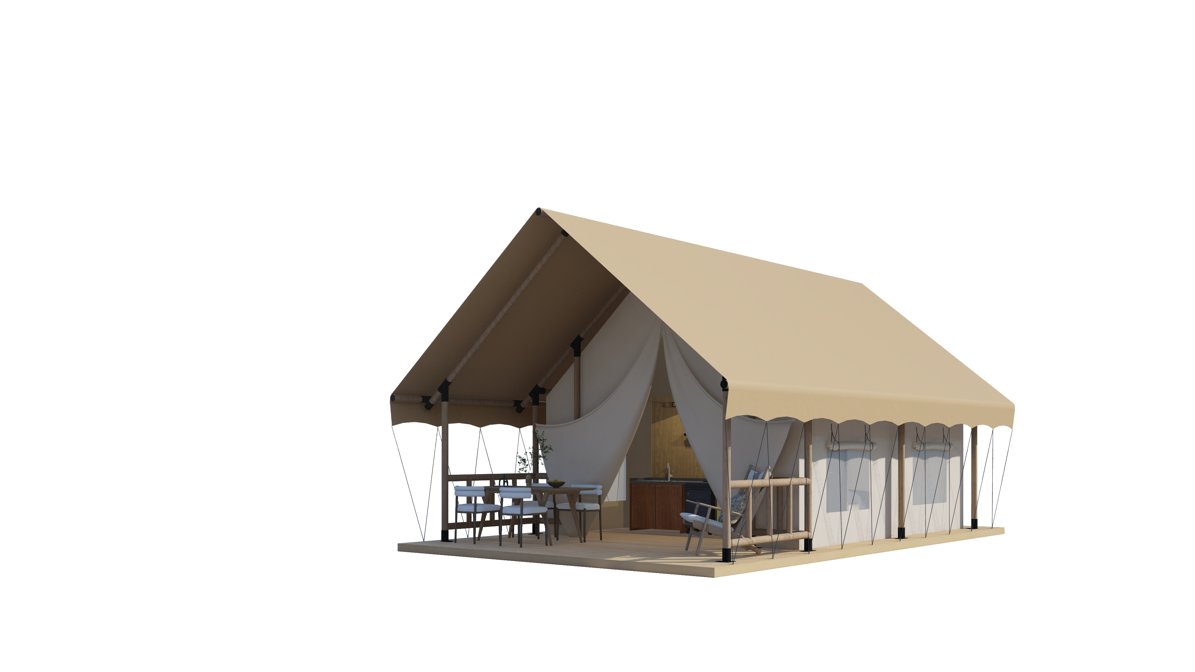 天幕帐篷S190-2-户外露营天幕帐篷-栖星Glitzcamp